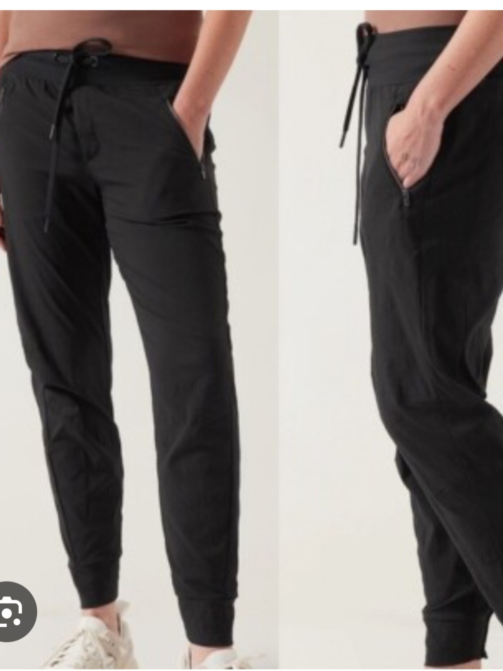 Athleta Trekkie North Joggers Sz 10 Black